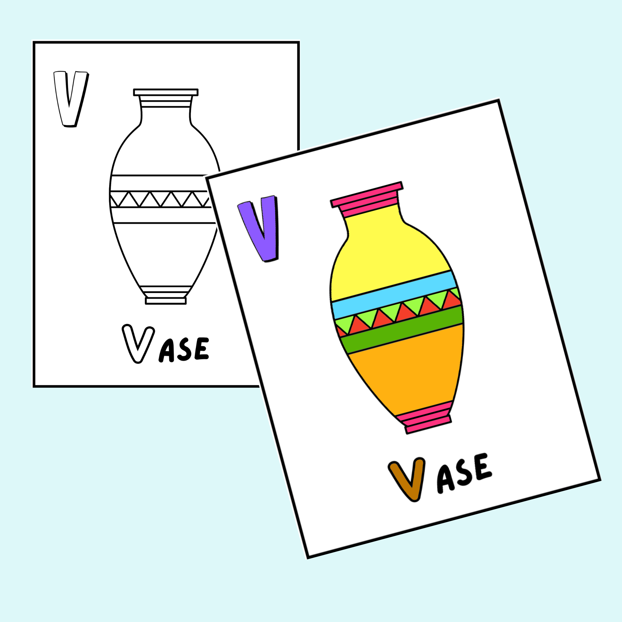 ABC Coloring Book-26 pages - Image 2