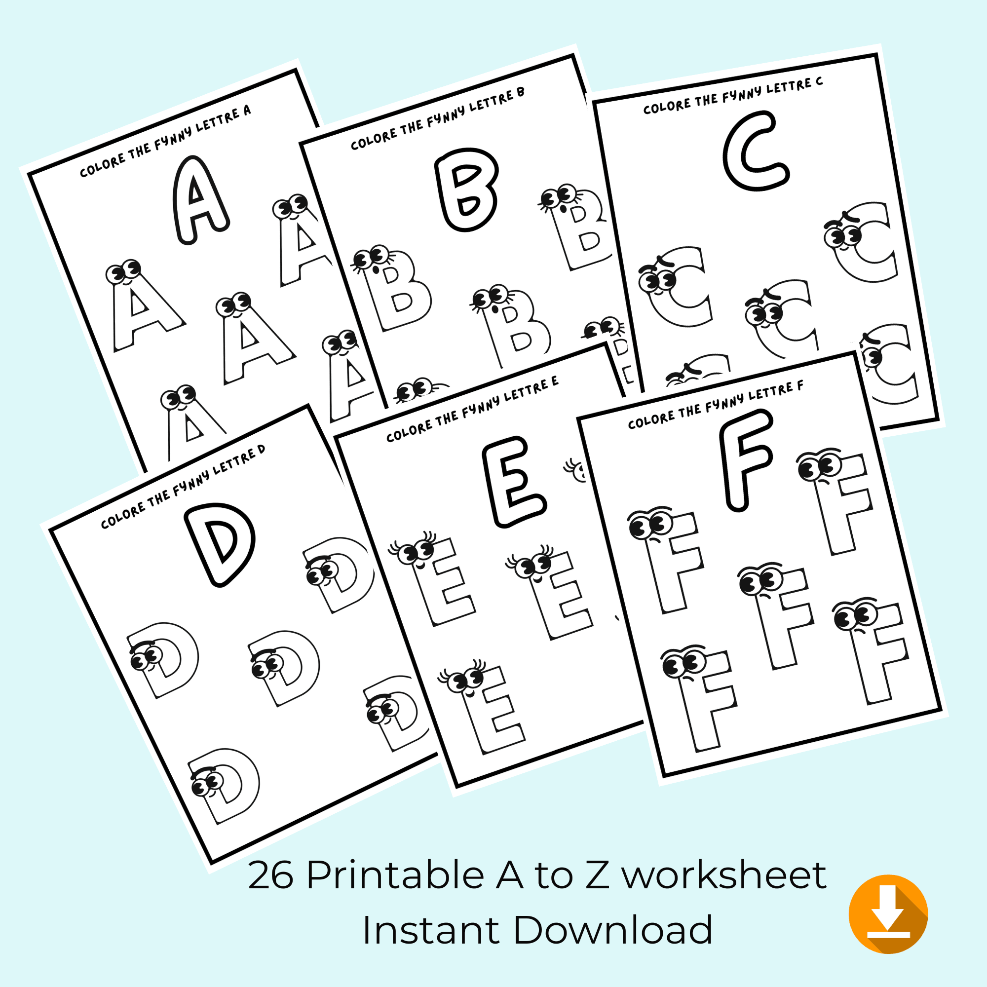 My First ABC Friends- 26 pages - Image 3