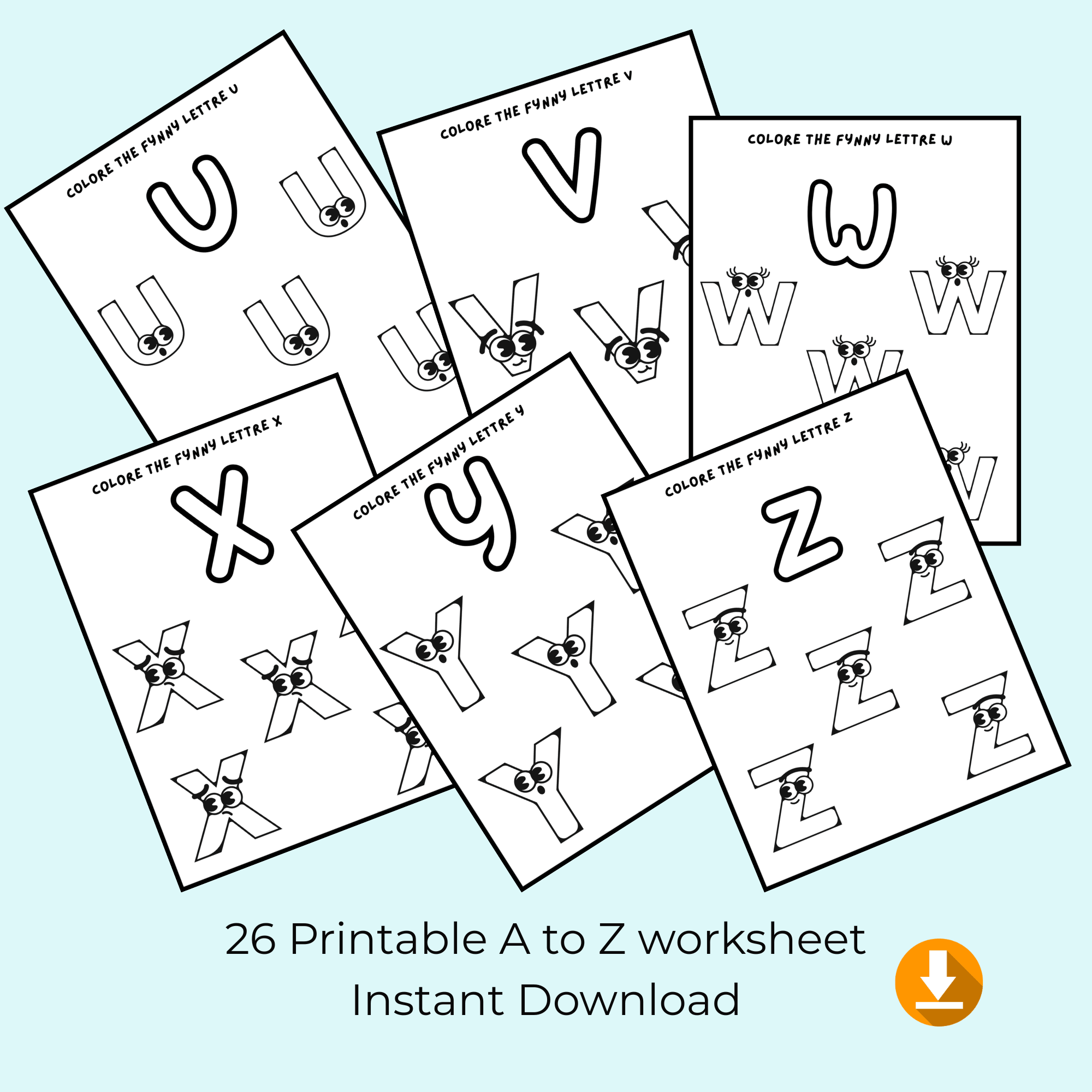 My First ABC Friends- 26 pages - Image 4