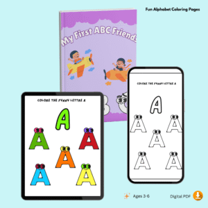 My First ABC Friends-  26 pages
