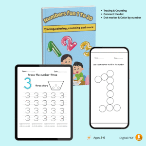 Numbers fun 1 to 20 -100 + Pages