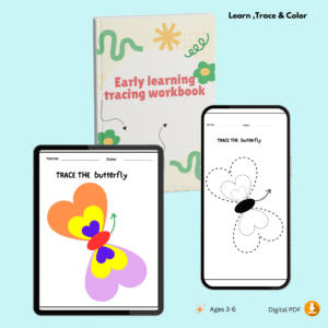 Early learning tracing workbook -20 pages