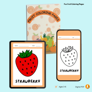 Fruit coloring pages - 20 pages
