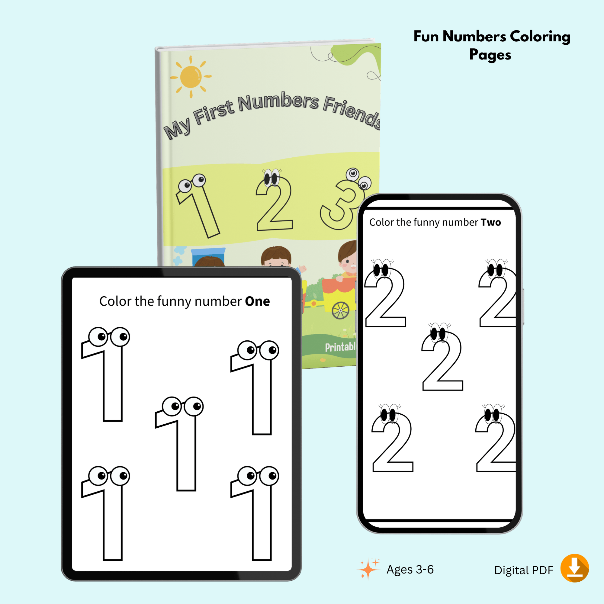 My First Numbers Friends - 26 pages
