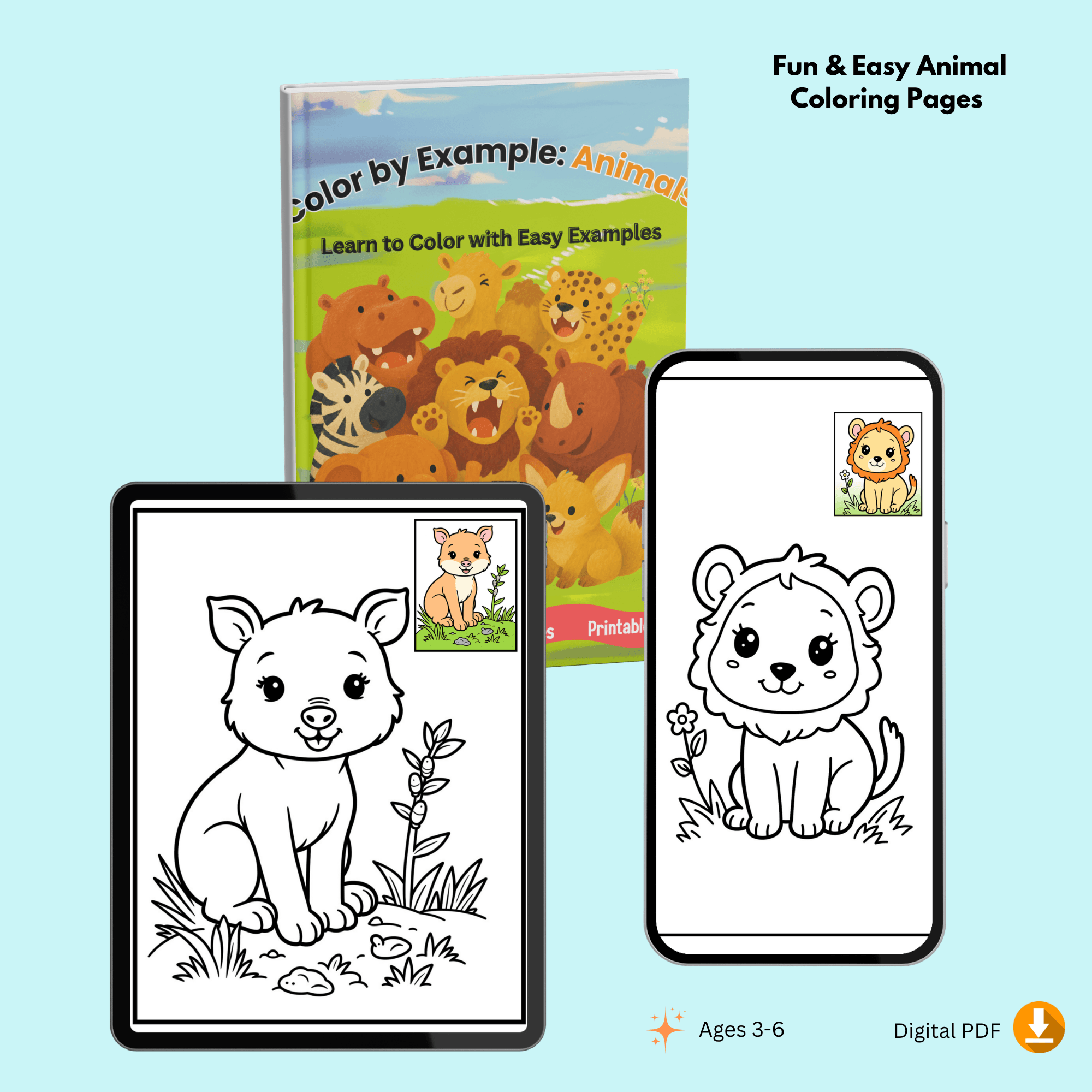 Color by Example : Animals